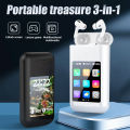 Large Screen Touch Earphone Large Battery Multiple Function In Ear Style Headphone Flashlight 8000mAH Power Bank Music Game. 