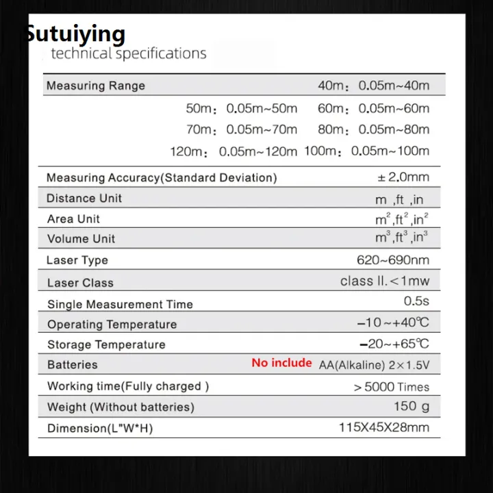 Sutuiying%20ARTBULL%20100m%20Infrared%20Laser%20Rangefinder%2050m%20Luxury%20Digital%20Laser%20Distance%20Meter%20Tape%20Measure%20-%20Image%205