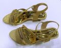 Women's Heel Saldles Gold 916. 