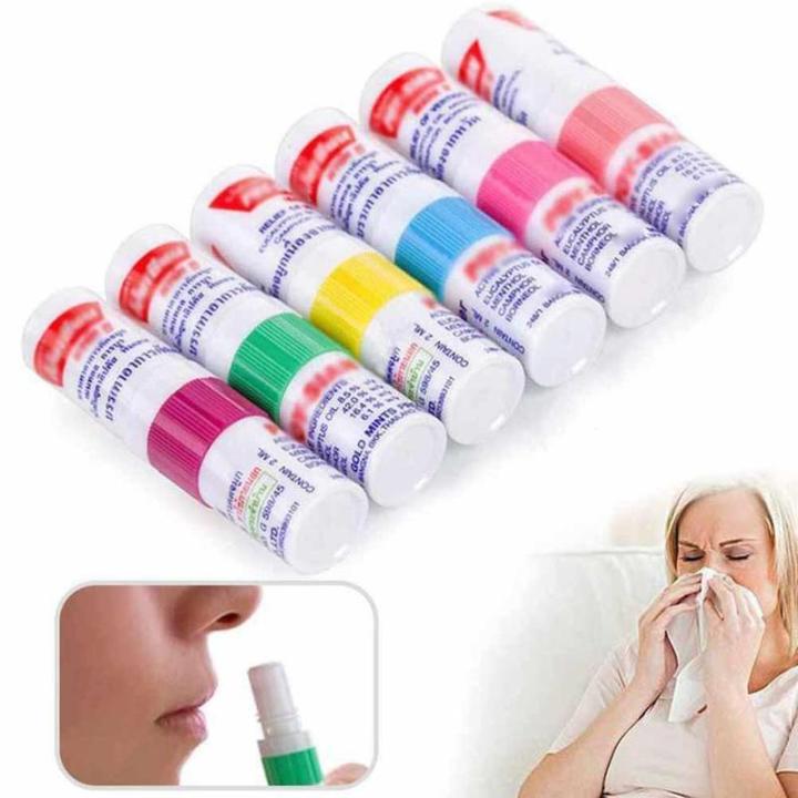 Waitz Naitz 1PCS Thailand Mint Cylinder Nasal Inhaler Refresh Brain ...