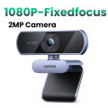 UGREEN USB Webcam 1080P HD Mini Webcam Web Camera Dual Microphones for PC Laptop Computer Youtube Zoom Video Calling Skype. 