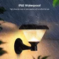 Outdoor Pillar Lights Solar Charging IP65 Waterproof Column Lamp Post Lights Courtyard Lamp Headlight Pillar Fence Post Garden lights For Courtyard Fence Column. 