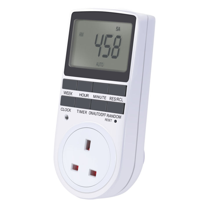 【InnovateWorld】EU AU UK BR Plug Socket Timer Switch Electronic Digital ...