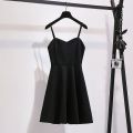 Stunning Pink Slip Dress High-Quality French Style Small Summer Seaside Vacation High-End Fairy Dress Fashion. 