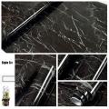 3m Marble Pattern Water-resistant Moistureproof Removable Self Adhesive Wallpaper Peel & Stick PVC Wall Stickers for Living Room Bathroom Kitchen Countertop 1#. 