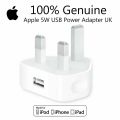 Apple_ 5W USB Power Adapter / Genuine A Grade Apple_ iPhone 3 PIN Charging Adapter / Plug. 