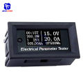 33v 3a 33v/100v 10a Oled 7 In 1 Multimeter Tester Voltage Current Watt Time Temperature Meter W/ Wire. 
