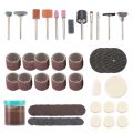 105Pcs Electric Mini Drill Bit Kit Abrasive Rotary Tool Accessories Set for Dremel Grinding Sanding Polishing Cutting. 