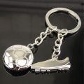 Mini Keychain Football Creative Keyring Pendant with Cute Rotating Soccer Key Chain for Football Lover Fans Men Women Boys Girls. 