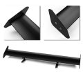 Spoiler Black Aluminium Car Rear Trunk Sporty Look GT Racing Type Rear Wing Spoiler Universal fit. 