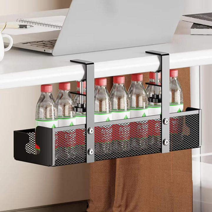 Benchtop Wire Racks Carbon Steel Extendable Wire Rack Metal Under Desk Cable Tray Long ...