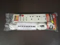 Prime Power Multi Plug Power Extension Cord High Grade Multi Functional Power Cord Socket Round Pin Made in Sri Lanka | 6 Months Warranty | 2 M, 3.5 M, 5 M, 7 M, 10 M Long Cable. 