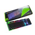 Gamming Keyboard RGB R260 Suspension 7 Colorful Backlit 104 Keys USB Wired Gaming Key board. 