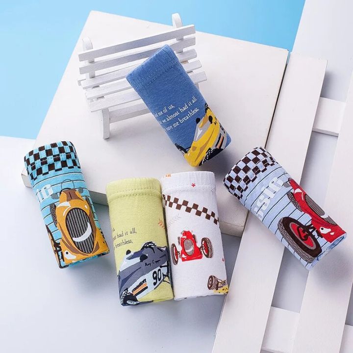 5%20PC/Lot%20Racing%20Car%20Pattern%20Boys%20Triangle%20Underpants%20Cotton%20Children%20Panties%20Breathable%20Kids%20Underwear%20Boy%20Panty%20Non-Fluorescent%20-%20Image%204