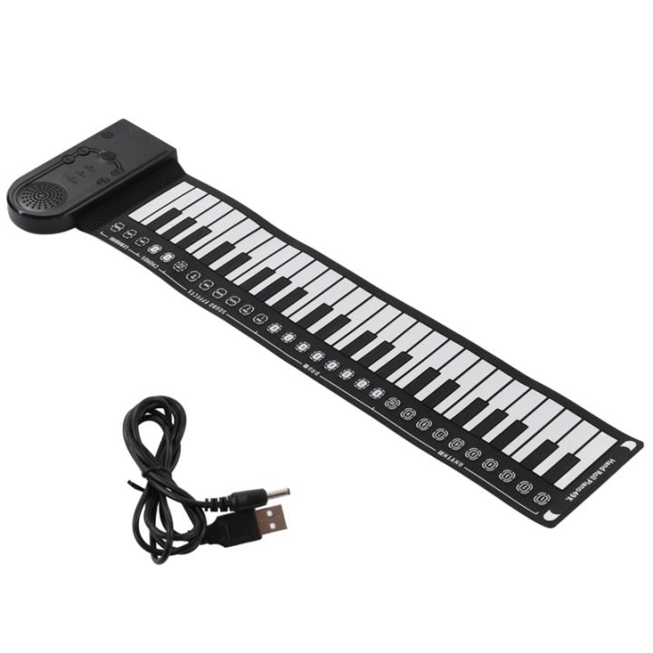 Keyboard Piano Roll Up Electric Piano for Beginners Foldable 49 Keys Electronic Piano Durable Easy to Use