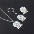 The Last Of Part 2 Necklaces Tlou Joel Ellie Rocket Spaceship Firefly Logo Pendant Necklace For Women Men Badge Jewelry. 