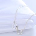 Cxwind Tiny Infinity Pendant Necklace with Zircon Infinity Love Promise Symbol Charm for Women chain Best Necklaces collares. 