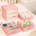 Fabric Washable Drawer Storage Box Large Capacity Division Socks Underwear Underwear Storage Box Foldable Waterproof. 