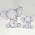 36/18'' Jungle Decorations Animal Kt Board Party Elephant Safari Birthday Balloons Baby Shower Wild One 1st Birthday Party Decor. 
