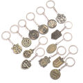【Hot deal】 Football Club Team Logo Metal Keychain Keyholder Car Keyring Football Fans ZHANGNA. 