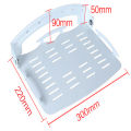 Steel Shelf Wall Mount Bracket for DVD DVR Satellite Receiver Router Phone Remote. 