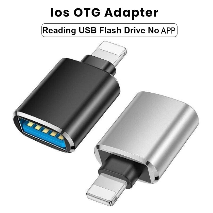 iphone OTG Adapter Converter Lightning To USB Adapter For