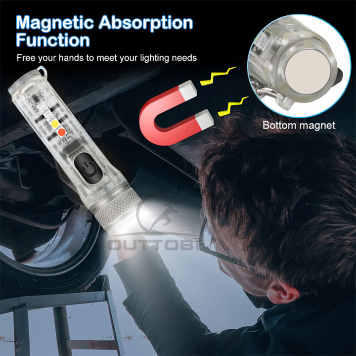 Outtobe%20Rechargeable%20Mini%20light%20Keychain%20Torch%20with%20Buckle%20USB%20Rechargeable%20LED%20Light%20Waterproof%20Pocket%20Light%20EDC%20for%20Outdoor%20-%20Image%204