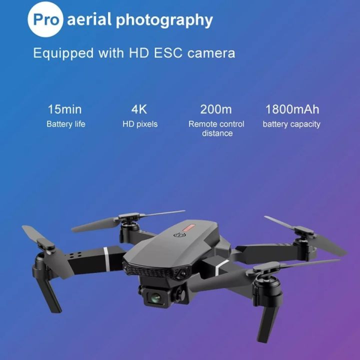 E88%20Pro%20Drone%20single%20Camera%20With%20Fixed%20Height%204k%20Wide-angle%20Camera%20Aerial%20Photography%20Gesture%20Photo%20Mini%20Folding%20Quadcopter%20-%20Image%2010