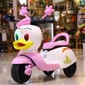 ​Cartoon Children's electric motorcycle | kids Ride on Bike Children Motorcycle Electric Mini Kids Scotty |Rechargeable Kids Scooter | LITTLE WAVE | PINK. 