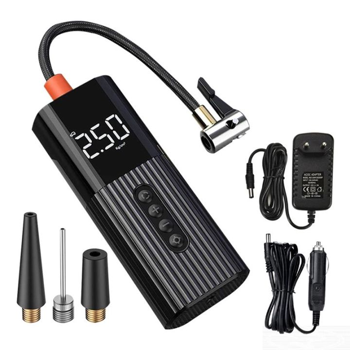 Licheers LC 301 Mini Car Air Pump Digital Auto Tire Inflator Car Tyre Compressor Air Pump Wired Daraz.lk