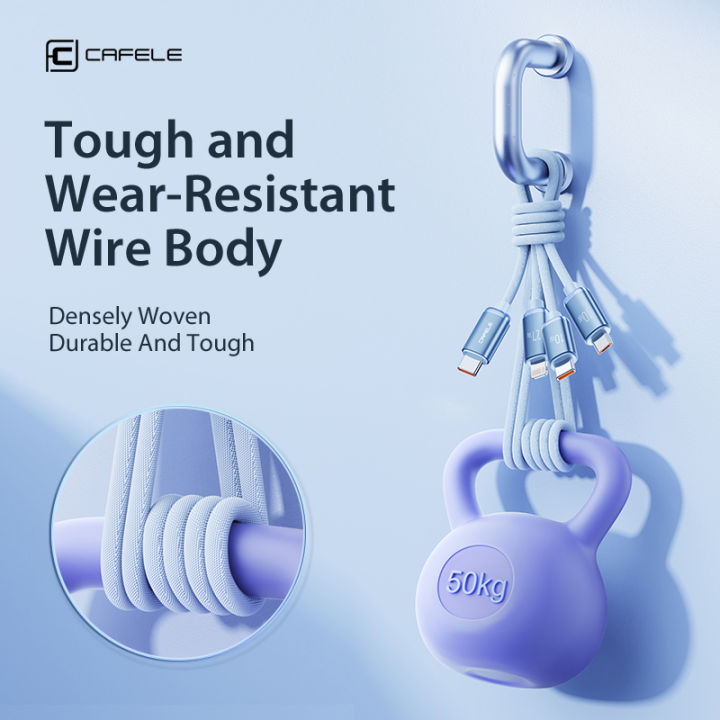 CAFELE%2027W%203%20IN%201%20Fast%20Charging%20Cable%20Type%20C%20To%20Lightning%20Cable%20For%20iPhone%2013%2014%20Pro%20Max%20USB%20C%20Cable%20For%20iPhone%2015%2016%20Xiaomi%20GT6%20-%20Image%205