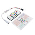 Sp103e Dc5v/12v Ws2801 Ws2812b Dc12v 2811 Mini Digital Rgb Led Strip Controller 14key Rf Wireless Remote 2048pixels Led. 