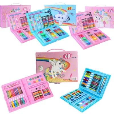86%20Pcs/Box%20Kids%20Painting%20Drawing%20Art%20Set%20And%2068%20Pcs/Box%20Kids%20Painting%20Drawing%20Art%20Set%20Together%20With%20Crayons%20Oil%20Pastels%20Watercolor%20Markers%20Colored%20Pencil%20Tools%20For%20Boys%20Girls%20Kids%20Children%20Gift%20-%20Image%203