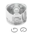 54MM Motorcycle Piston Ring 14MM Pin Ring Kit Piston Ring Gasket Kit for 138CC Horizontal Engine ATV Dirt Pit Bike. 