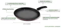 Dosa Tawa / Nonstick Indian Dosa Tawa / Concave Big 28cm Dosa Tawa / 3 Layer High Quality Thosa Tawa / Dosa Tawa Non stick Cookware with Free Spoon and Scrubber / Dosa Pan. 