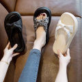 Women's Summer Slippers 2024 New Fairy Style with Skirt Platform Beach Sandals Fashion Pregnant Women's Flip-Flops. 