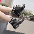 Martin Boots for Women 2024 New Spring and Summer All-Matching Boots British Style Thin Breathable Boots Handsome Autumn Ankle Boots. 