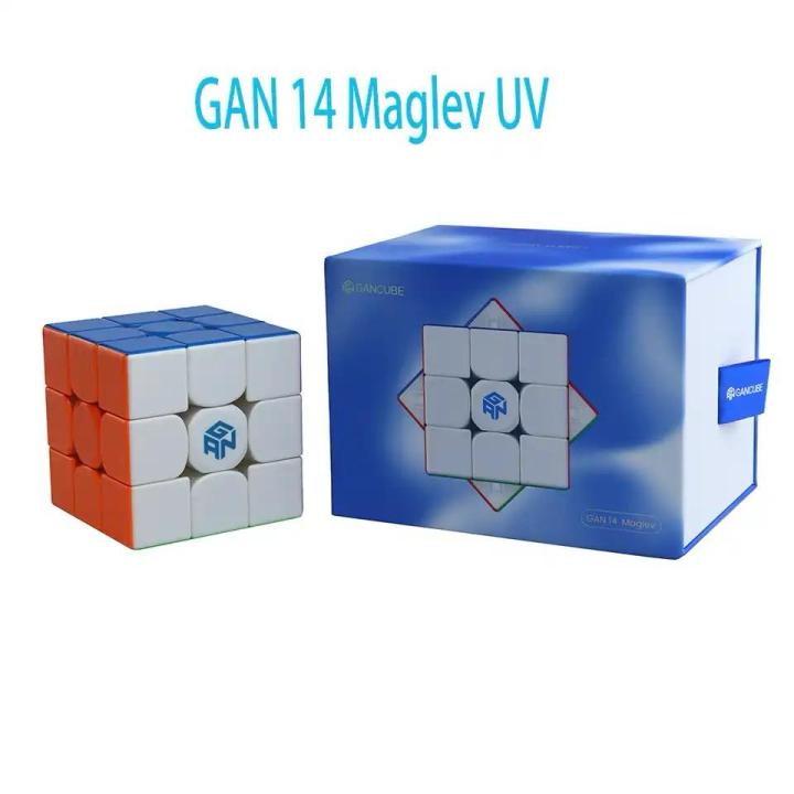 2023 New Gan 14 Maglev UV Magnetic Magic Speed Rubik Cube GAN14 M Stickerless Professional Fidget Toys GAN 14M Cubo Magico Puzzle