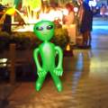 Inflatable Alien Inflatable Figures Inflate Alien Toys Props for Bar Green. 