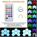 DIY Touch Control Quantum Modula Remote Control Wall Lights Sensitive Hexagonal Lamps LED Night Light Wall lamp. 