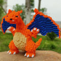 Compatible with LEGO bricks Pokémon Pokemon Charizard 3D puzzles children's toys birthday gifts. 