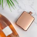 Rose Gold 6 Oz Stainless Steel Hip Flask Flask for Alcohol Bottle Liquor Bottle Groomsmen Gifts with Funnel. 