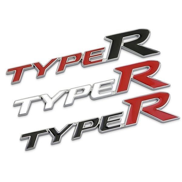 3D%20%20Type%20R%20%20Word%20New%20Chrome%20Emblem%20Badge%20-%20Image%204