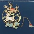 Creative Tassel Book Markers Cute Hollow Pendant Bookmark Vintage Chinese Style Fringed Book. 
