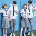 ( Single Piece /1 Optional Set ) College Style School Uniform Suit Small Age Business Attire South Korea Sailor Suit Summer Uniform Skirt. 
