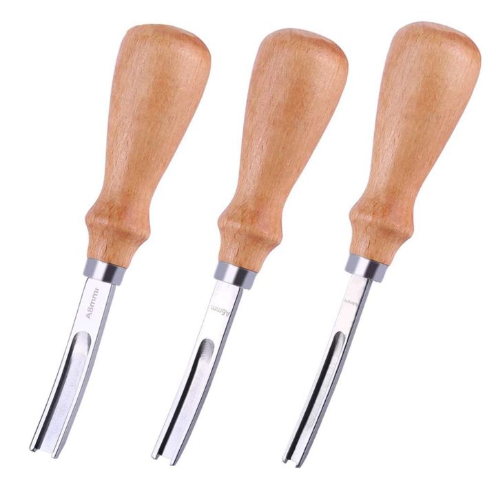 3 Size Leather Edge Beveler Tool 4mm 6mm 8mmEdge Skiving Beveler | Daraz.lk