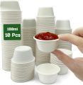 50pcs 180ml Disposable Plastic Cup & Bowl With Lid For Storage Sauce, Jelly, Yogurt, Mousse, Soup And Ice Cream. 