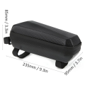 (GGBR) Waterproof Bicycle Front Frame Bag, Hard Shell Bike Top Tube Phone Pouch, Hard Shell Waterproof Headstock. 