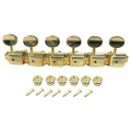 Guitar Tuning Pegs Keys Tuners Semi Closed String Button Sq Electric Guitar String Button 6R Fracture Chord. 