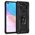 KEYSION Shockproof Armor Case for Honor 50 Lite 20 9A 9S PC+ Stand Phone Back Cover for Huawei Y7A Y9A Nova 8i Y60. 